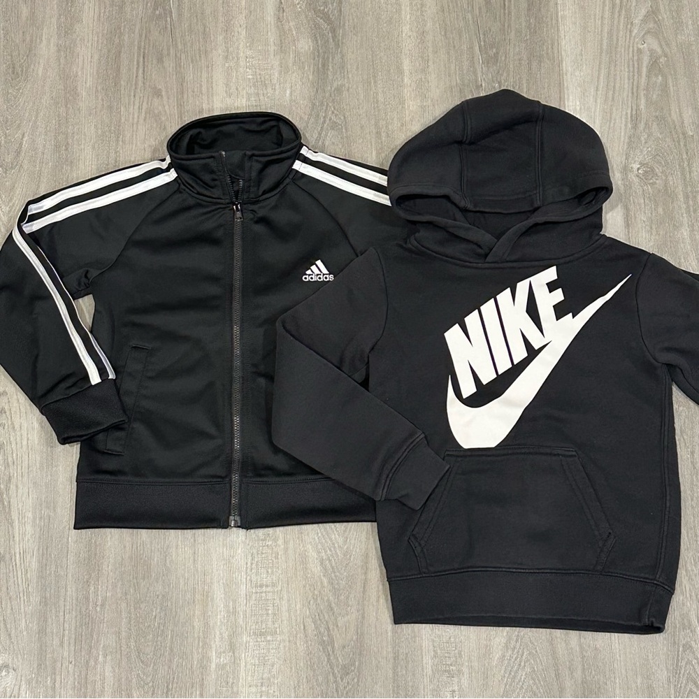 Adidas & Nike: Kids Jacket & Hoodie (Size: 4)